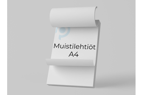 Muistilehtiö A4