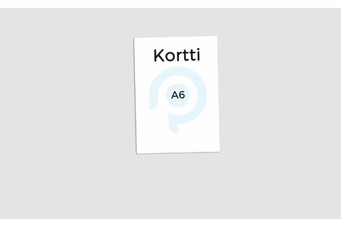 Kortti A6, Yksipuolinen