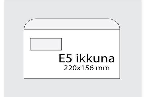 E5 Kirjekuori Ikkunalla