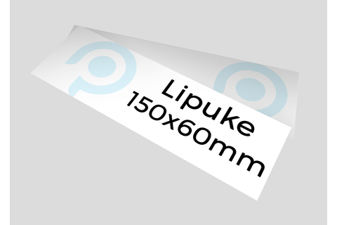 Lipuke 150x60 mm